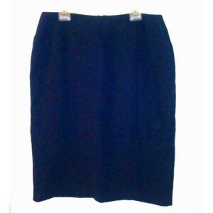 Womens Pencil Skirt Marks & Spencer Sz 16 Navy Blue St. Michael Career skirt EUC